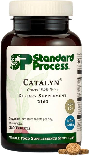 Catalyn supplement bottle from Standard Process